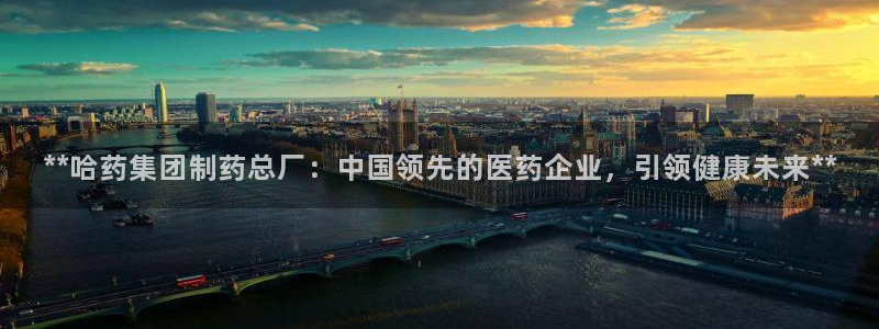 九游老哥俱乐部官网登录不了：**哈药集团制药总厂：中国领先的医药企业，引领健康未来**