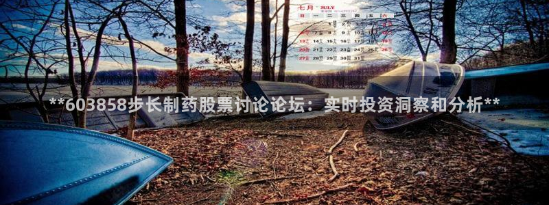 九游会老哥俱乐部社区论坛：**603858步长制药股票讨论论坛：实时投资洞察和分析**