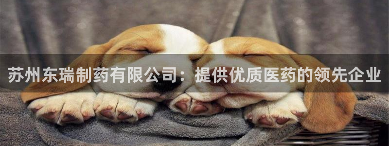 九游老哥俱乐部官网登录：苏州东瑞制药有限公司：提供优质医药的领先企业