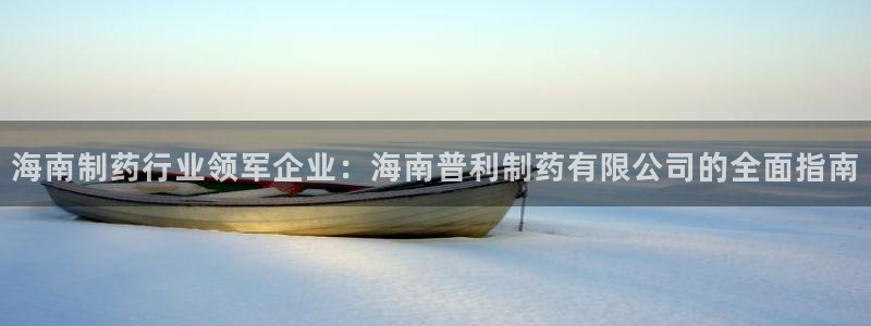 九游会老哥俱乐部官网首页：海南制药行业领军企业：海南普利制药有限公司的全面指南