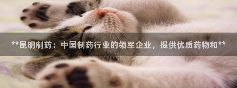 九游老哥俱乐部官网登录不了：**昆明制药：中国制药行业的领军企业，提供优质药物和**