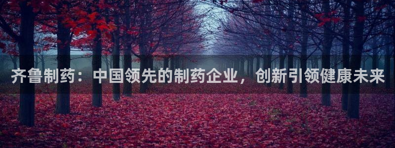 九游会老哥必备的交流社区九：齐鲁制药：中国领先的制药企业，创新引领健康未来