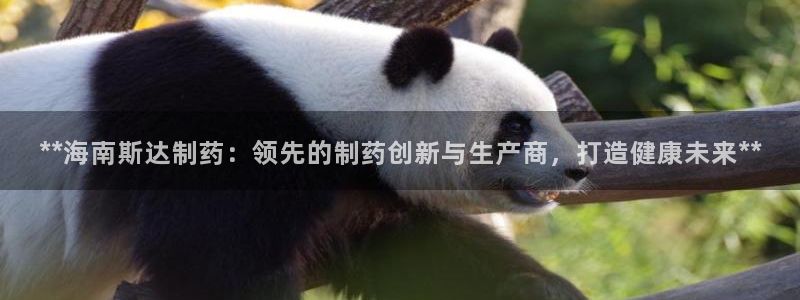 九游老哥俱乐部登录：**海南斯达制药：领先的制药创新与生产商，打造健康未来**