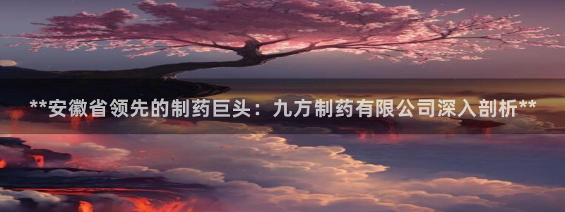 9游会老哥：**安徽省领先的制药巨头：九方制药有限公司深入剖析**