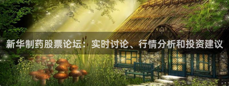 九游会老哥：新华制药股票论坛：实时讨论、行情分析和投资建议