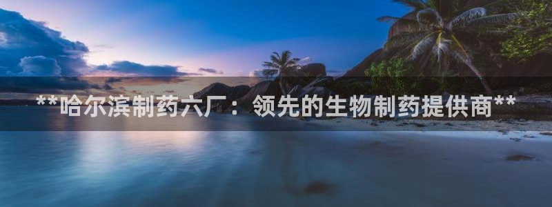 ag九游会老哥：**哈尔滨制药六厂：领先的生物制药提供商**