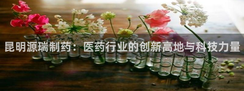 九游会老哥俱乐部官网：昆明源瑞制药：医药行业的创新高地与科技力量