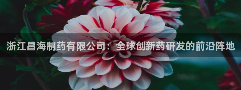 老哥俱乐部是干什么的：浙江昌海制药有限公司：全球创新药研发的
