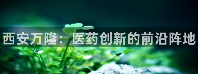 九游会老哥俱乐部官网：西安万隆：医药创新的前沿阵地