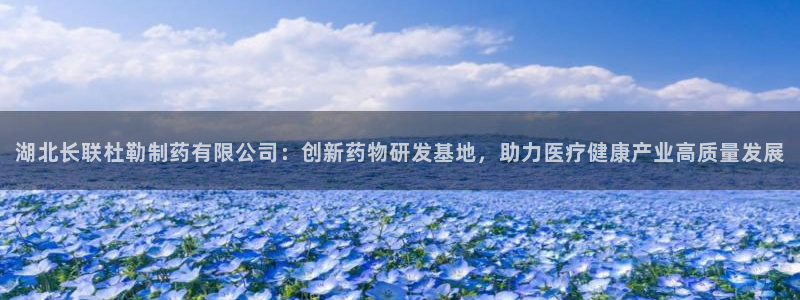 九游老哥俱乐部官网登录网址：湖北长联杜勒制药有限公司：创新药物研发基地，助力医疗健康产业高质量发展